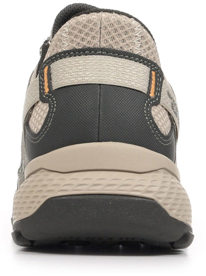 Baskets Skechers Dynamite At Excapar Slip Ins Leather Overlay Lace-Up Marron - Kiabi