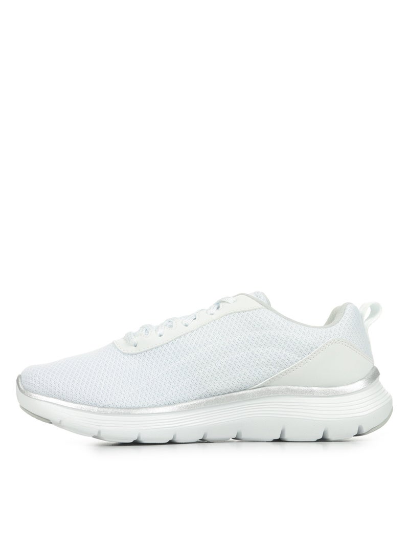 Baskets Skechers Flex Appeal 5.0 Uptake Blanc Argenté - Kiabi
