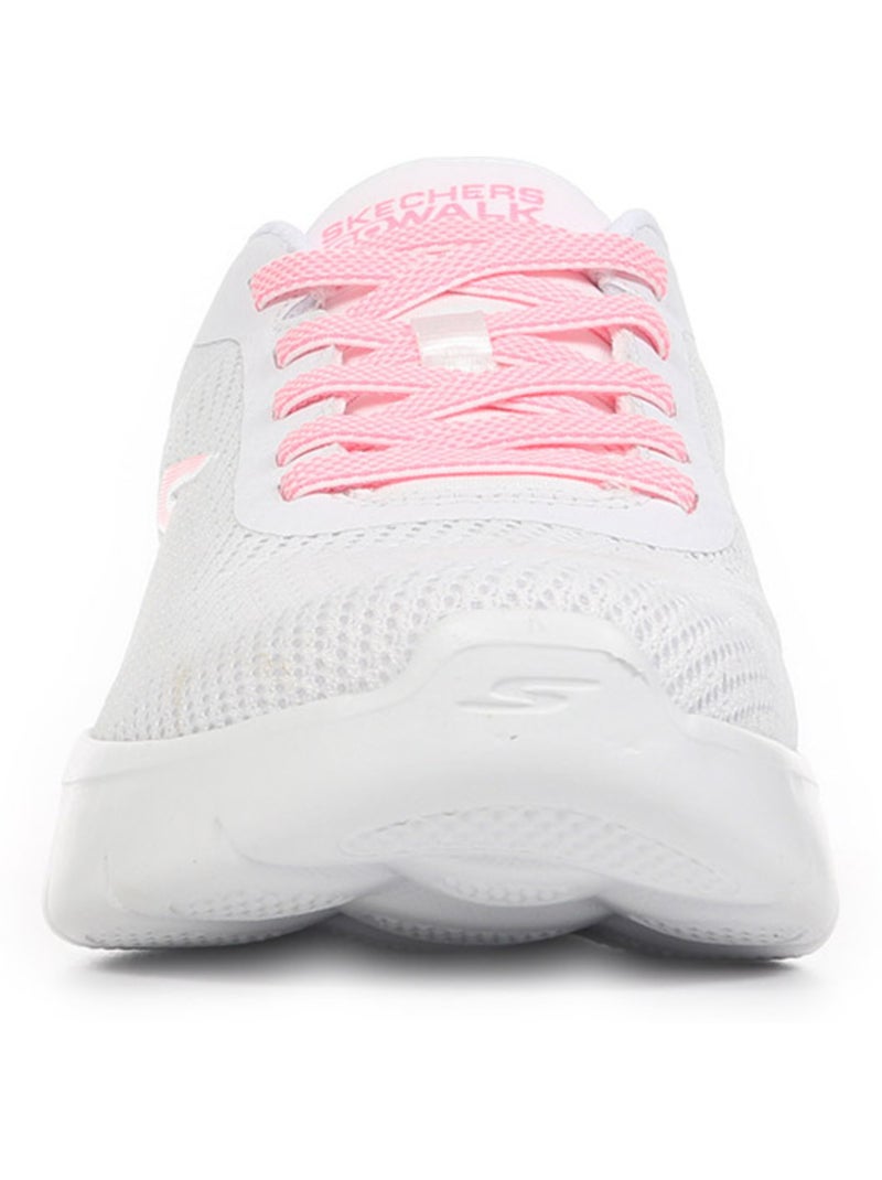 Baskets Skechers Go Walk Flex Carla Blanc Rose - Kiabi