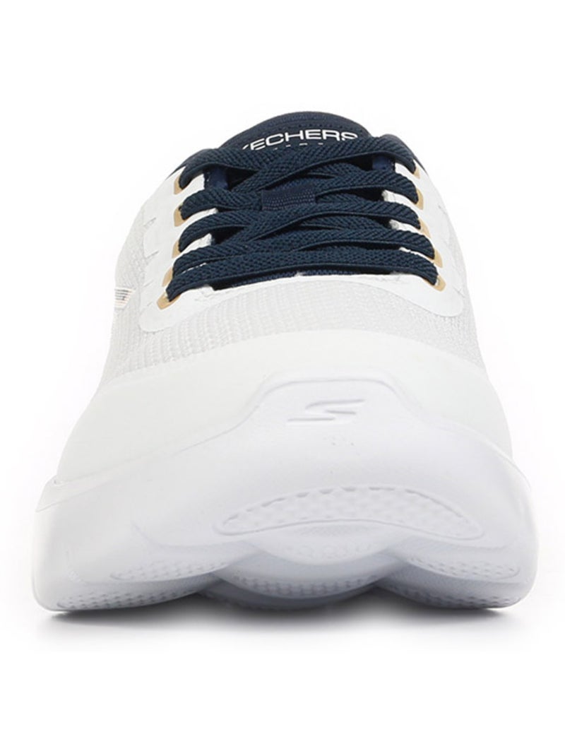 Baskets Skechers Go Walk Flex Netro Blanc Bleu marine - Kiabi
