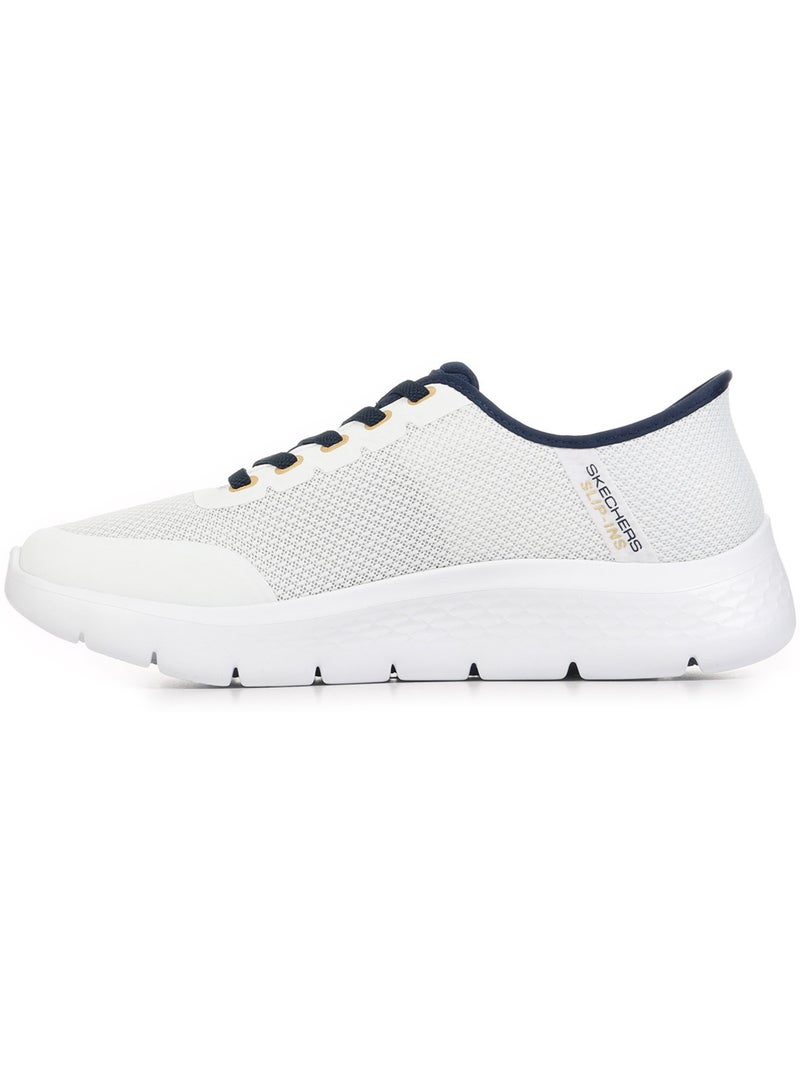 Baskets Skechers Go Walk Flex Netro Blanc Bleu marine - Kiabi