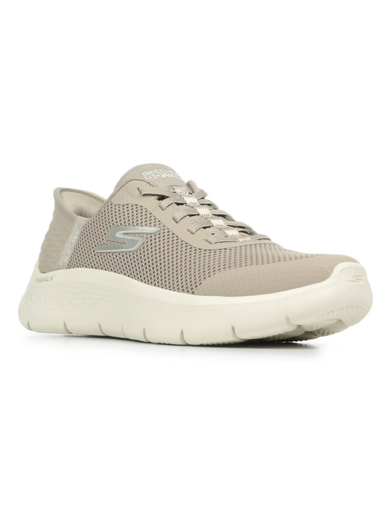 Baskets Skechers Go Walk Flex Slip Ins Beige - Kiabi