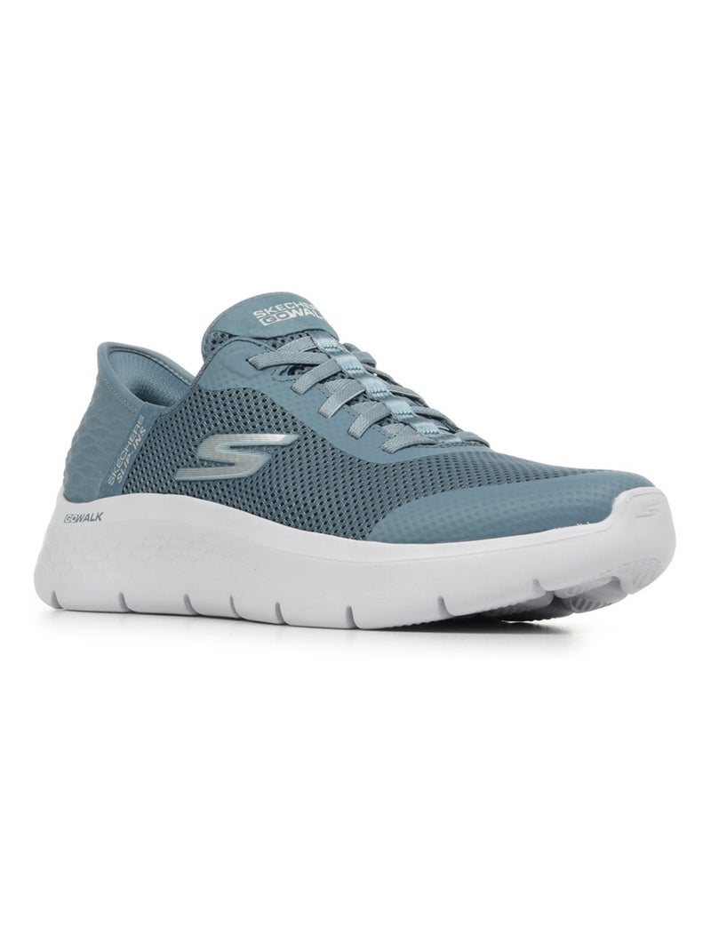 Baskets Skechers Go Walk Flex Slip Ins Bleu - Kiabi