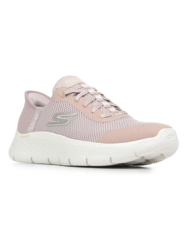 Baskets Skechers Go Walk Flex Slip Ins Rose - Kiabi