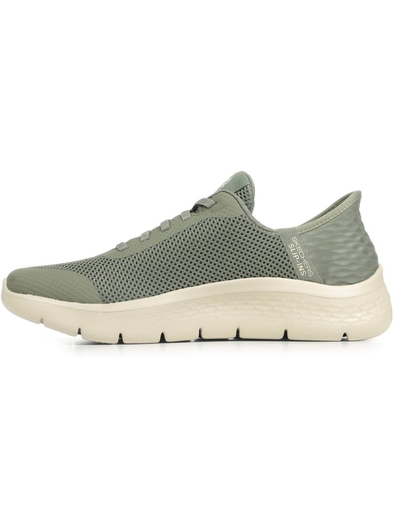 Baskets Skechers Go Walk Flex Slip Ins Vert olive - Kiabi
