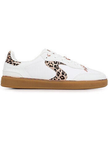 Baskets skechers hotshot leopard fame