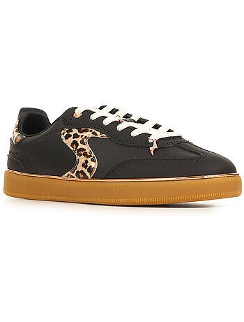 Baskets skechers hotshot leopard fame
