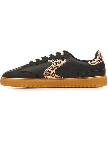 Baskets skechers hotshot leopard fame