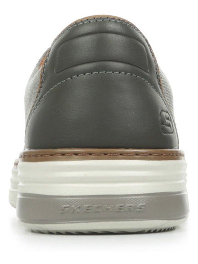 Baskets Skechers Hyland Ratner Gris Marron - Kiabi