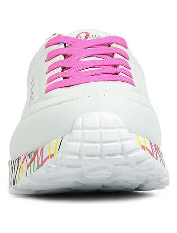 Basket Basse à Lacets Skechers Juniors Uno Lite-Lovely Luv
