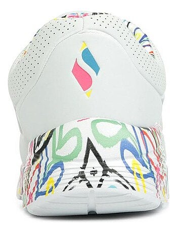 Basket Basse à Lacets Skechers Juniors Uno Lite-Lovely Luv