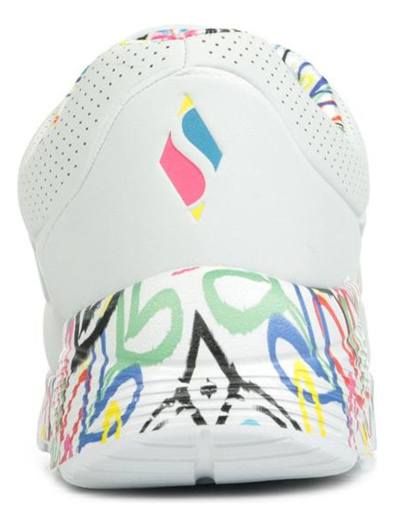 Baskets Skechers Lovely Luv Blanc Multicolore - Kiabi