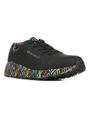 Basket Basse à Lacets Skechers Juniors Uno Lite-Lovely Luv