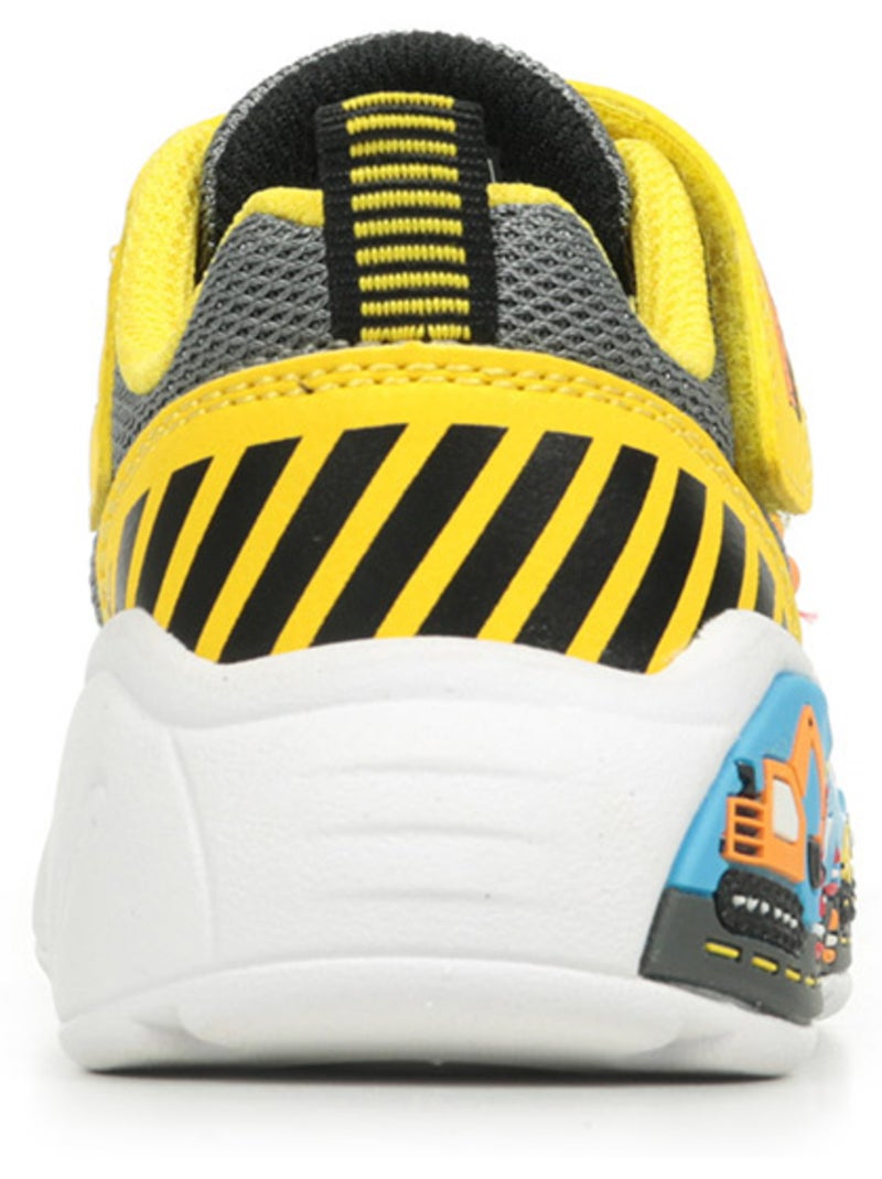 Baskets skechers play scene Gris Jaune Noir - Kiabi