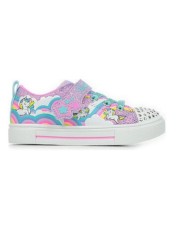 Baskets Skechers S Lights Twinkle Sparks Jumpin' Clouds