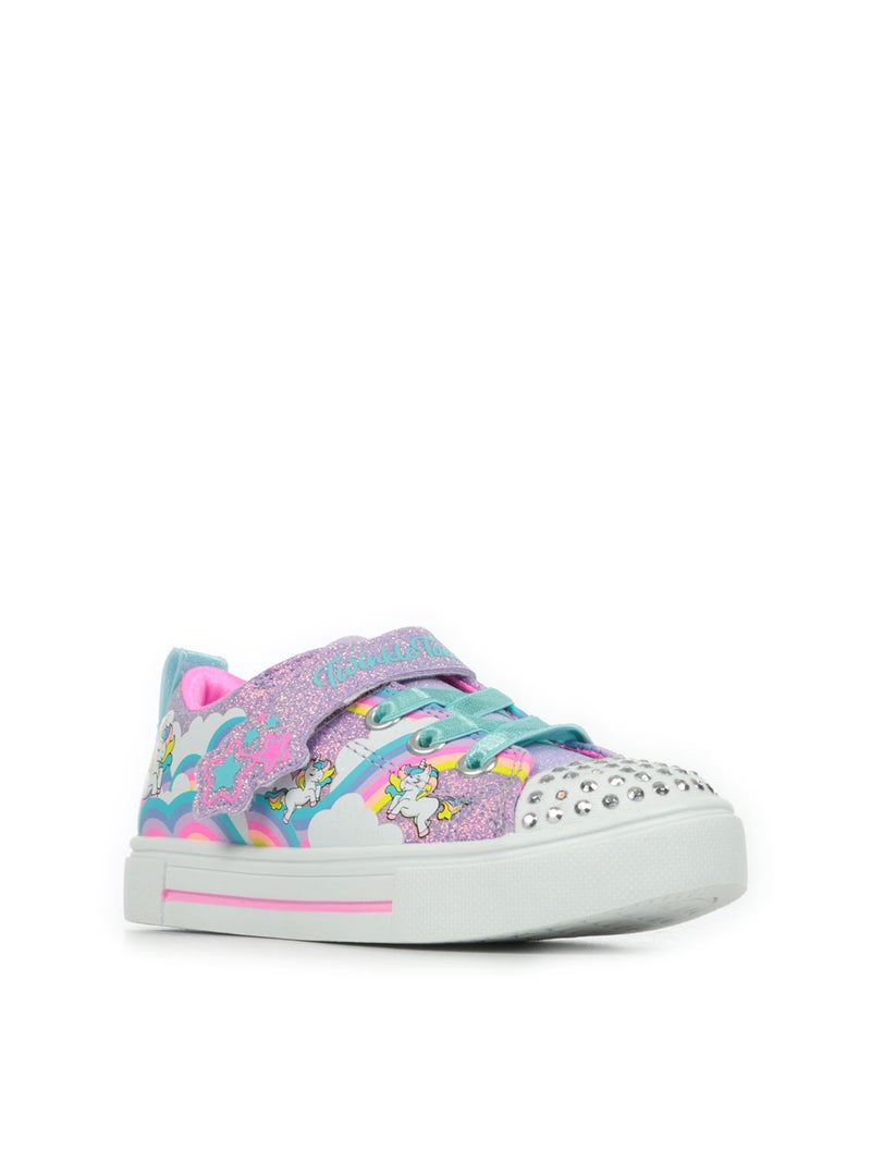Baskets Skechers S Lights Twinkle Sparks Jumpin' Clouds Violet - Kiabi
