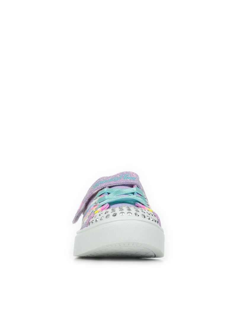 Baskets Skechers S Lights Twinkle Sparks Jumpin' Clouds Violet - Kiabi
