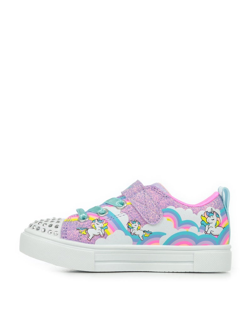 Baskets Skechers S Lights Twinkle Sparks Jumpin' Clouds Violet - Kiabi