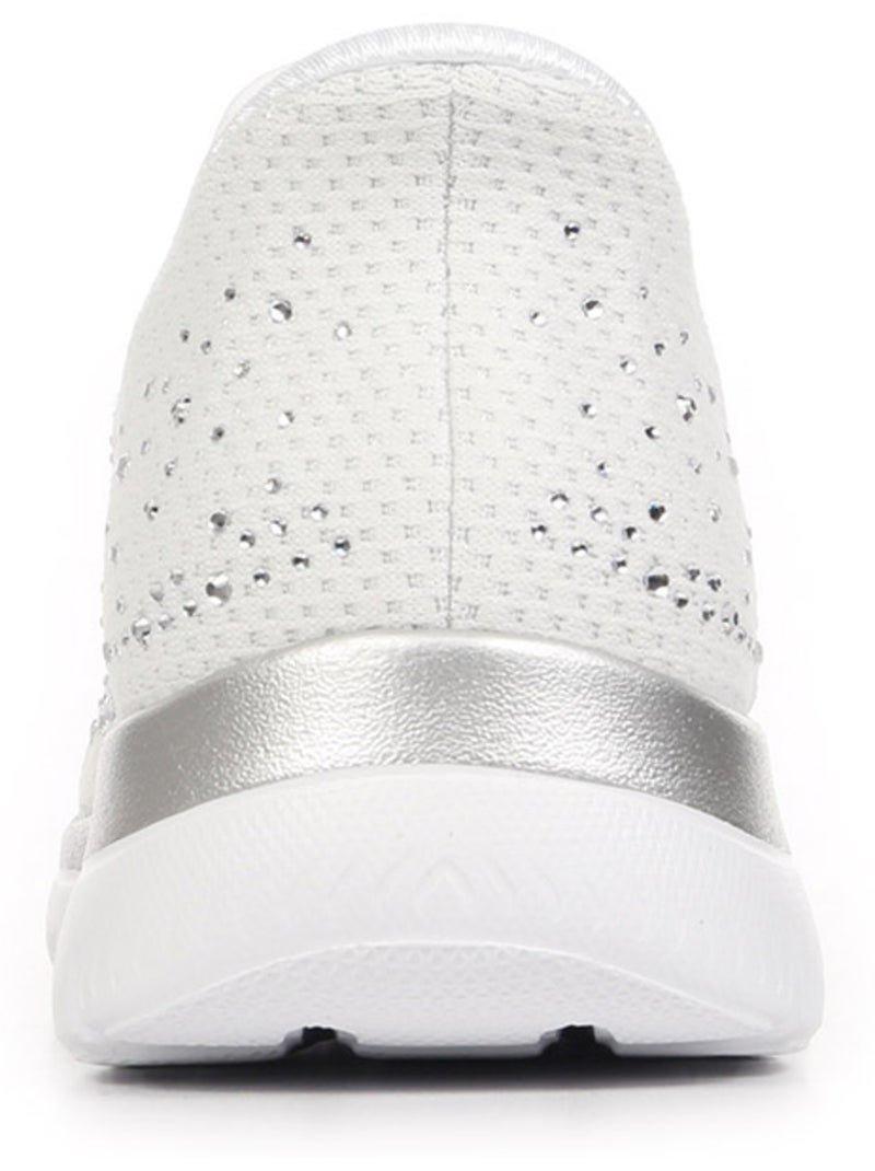 Baskets Skechers Summits Brilliant Shine Blanc Argenté - Kiabi