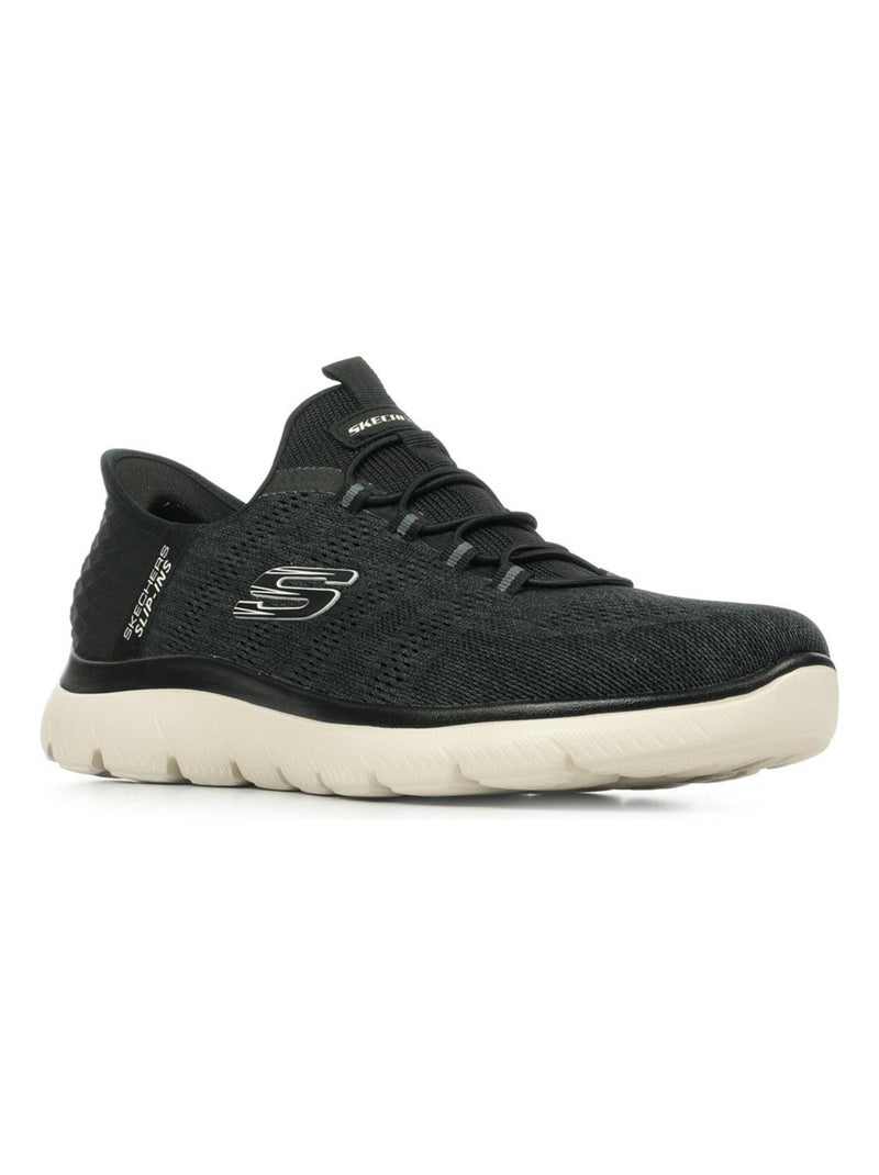 Baskets Skechers Summits Key Pace Noir Ecru - Kiabi