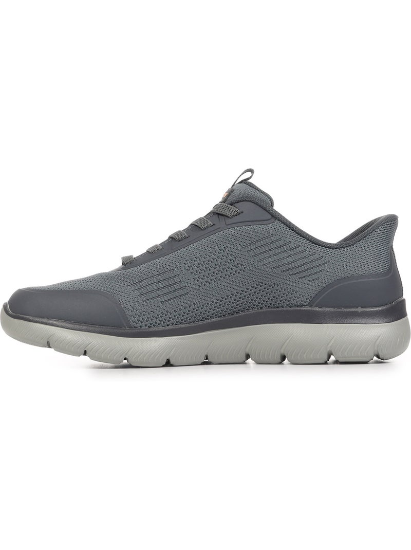 Baskets Skechers Summits Leyter Gris Orange - Kiabi