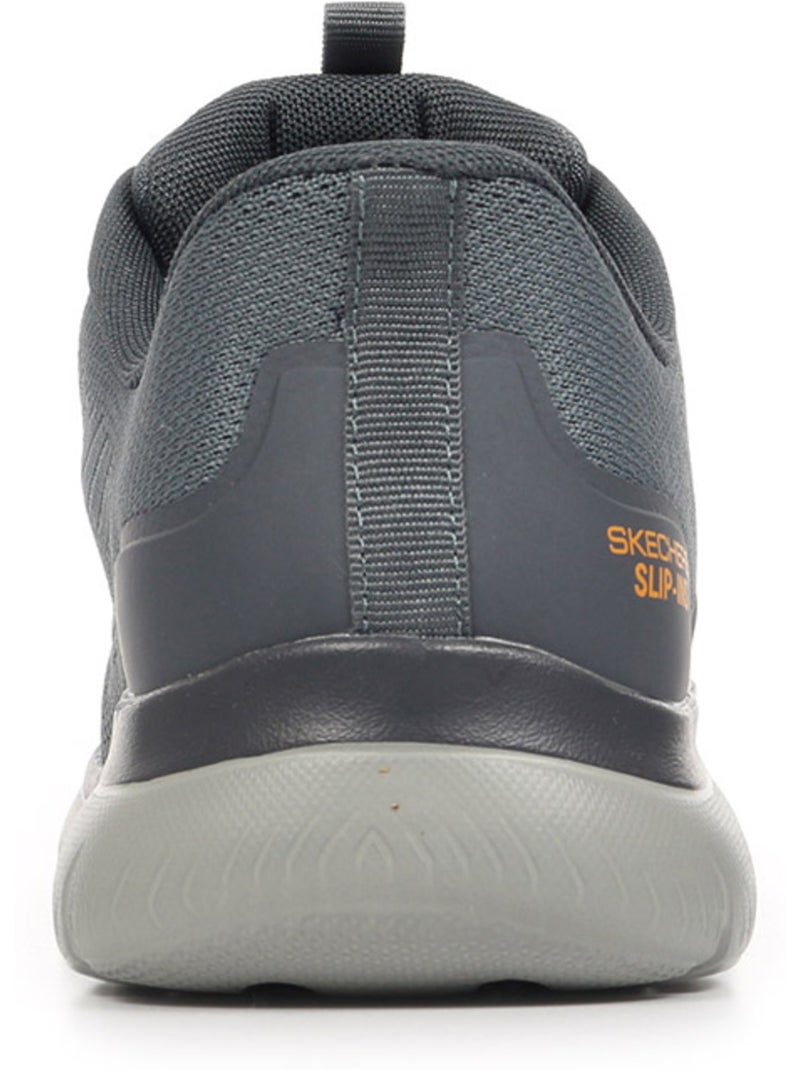 Baskets Skechers Summits Leyter Gris Orange - Kiabi