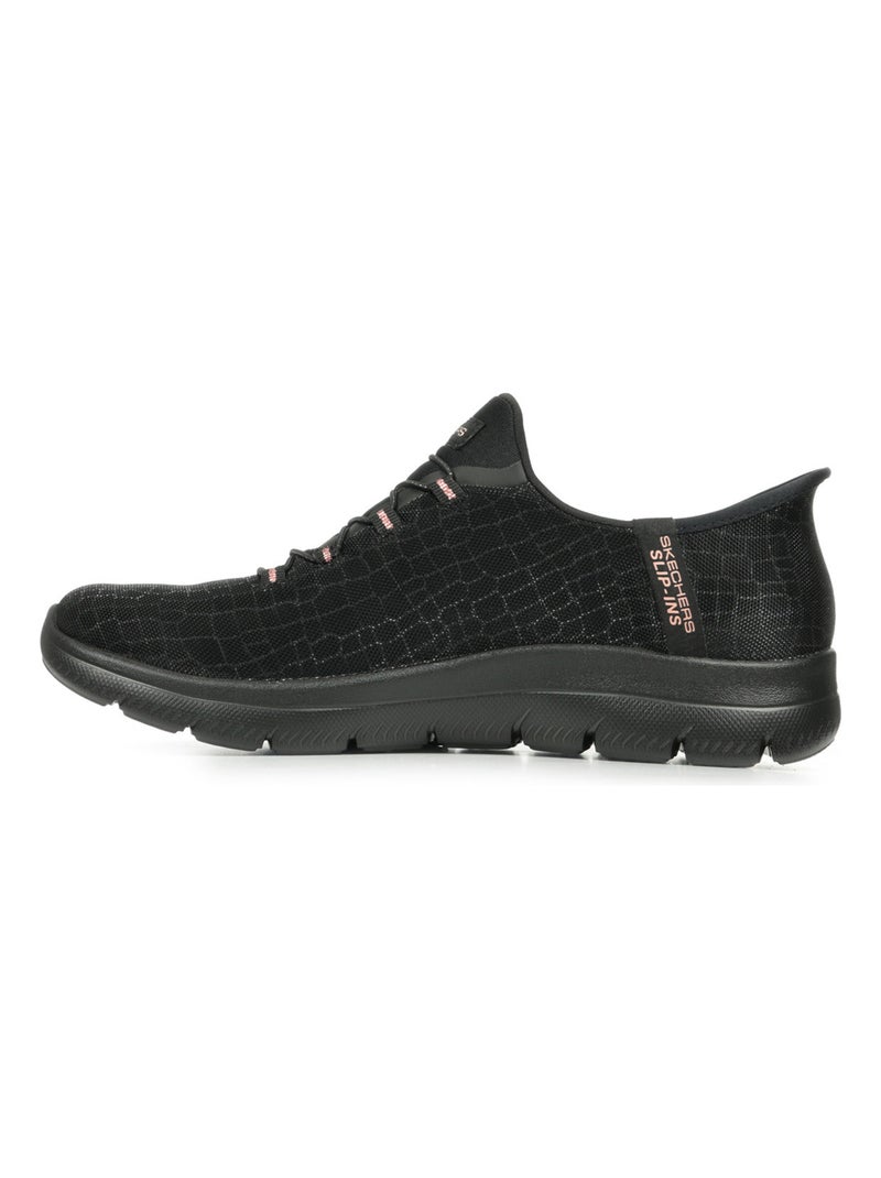 Baskets Skechers Summits Noir Doré - Kiabi
