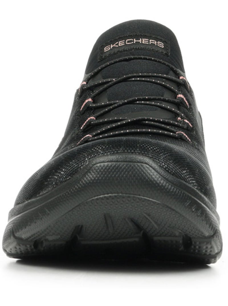 Baskets Skechers Summits Noir Doré - Kiabi