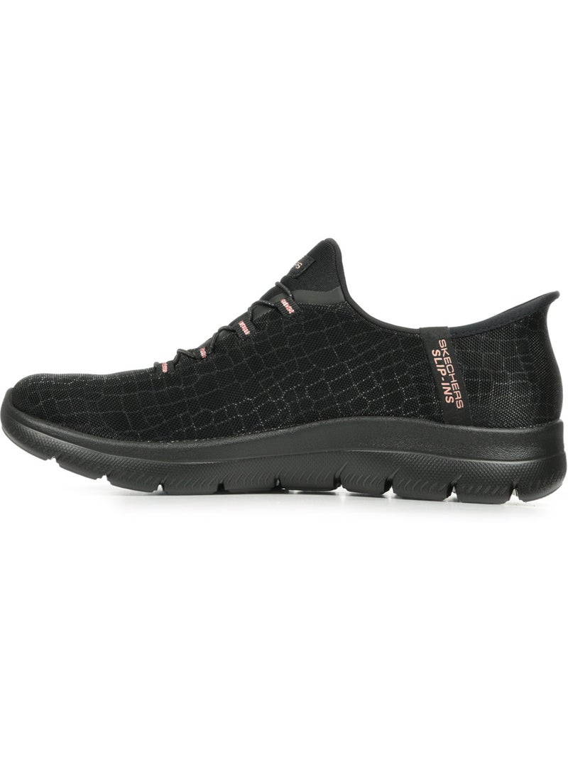 Baskets Skechers Summits Noir Doré - Kiabi