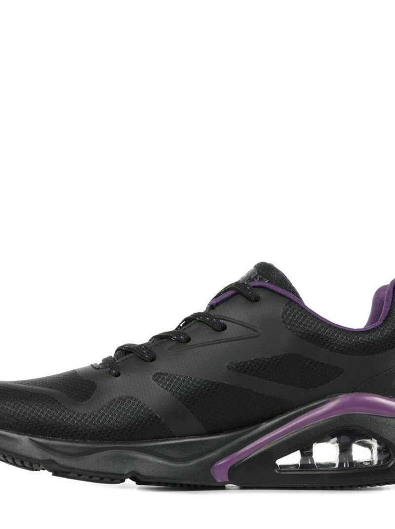Baskets Skechers Tres-Air Noir Violet - Kiabi