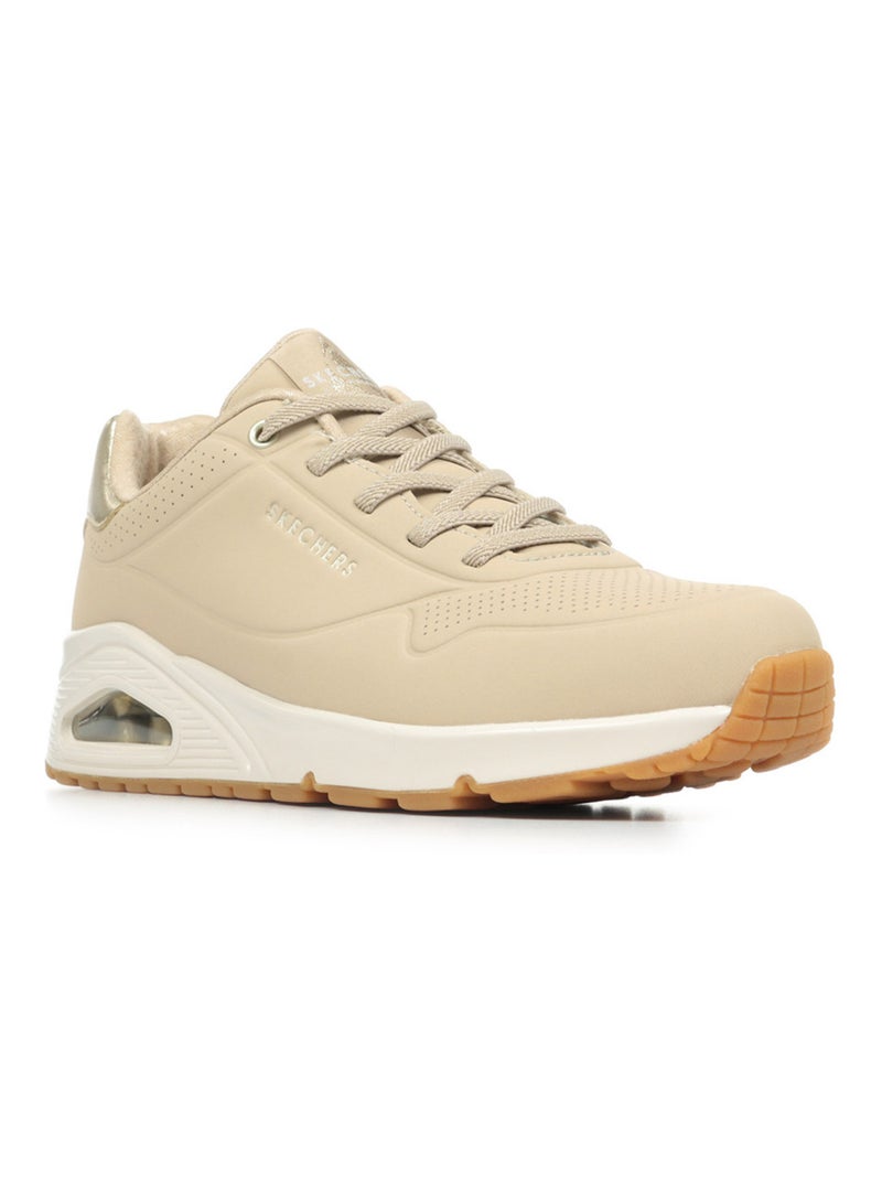 Baskets Skechers Uno Beige - Kiabi