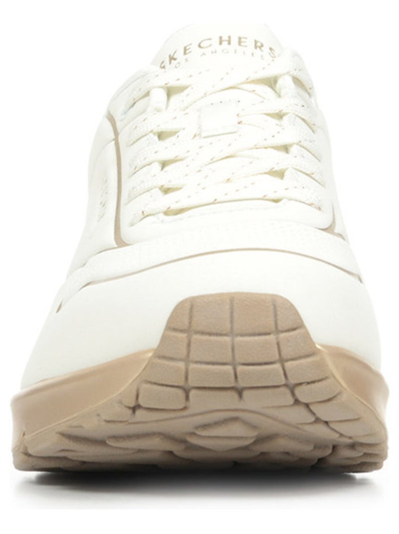 Baskets Skechers Uno Cool Heels Blanc Doré - Kiabi