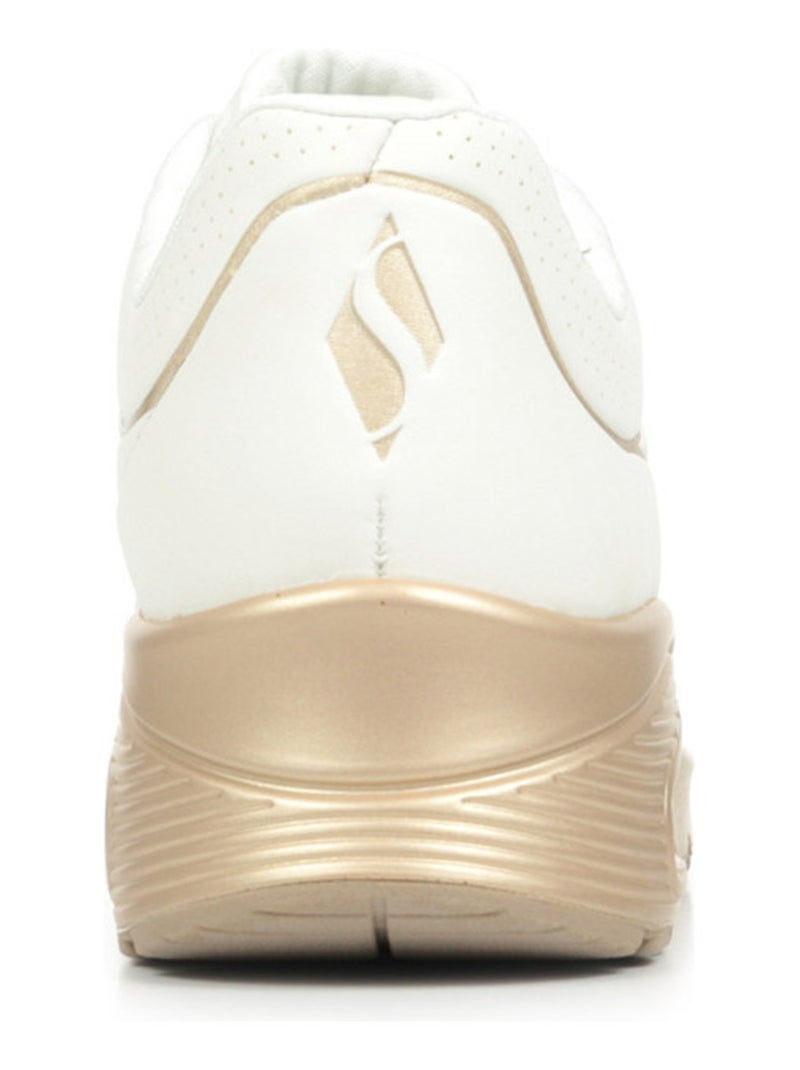 Baskets Skechers Uno Cool Heels Blanc Doré - Kiabi