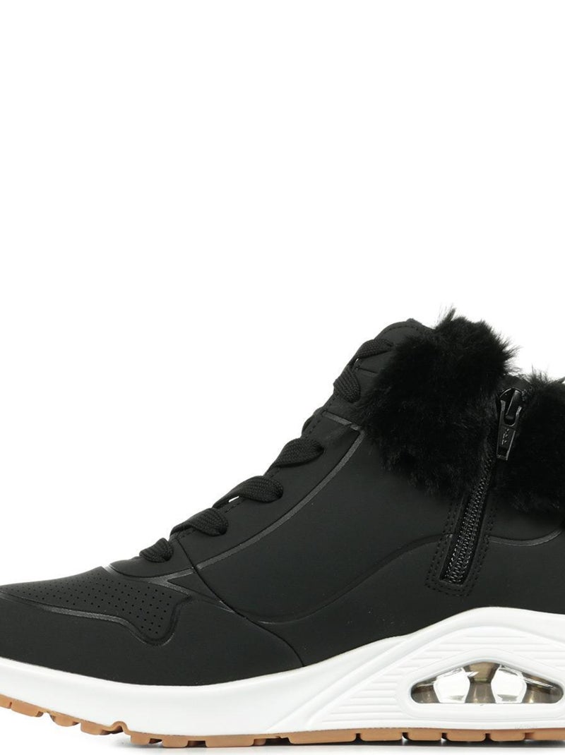 Baskets Skechers Uno Fall Air Noir Marron - Kiabi