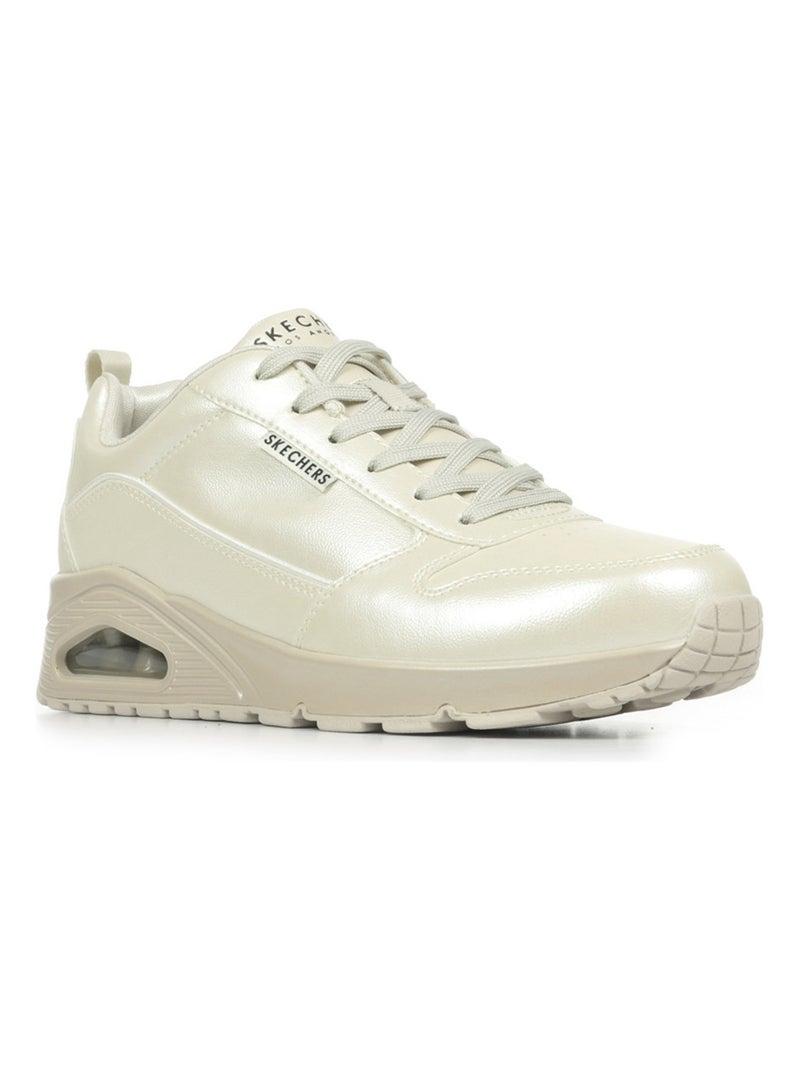 Baskets Skechers Uno Galactic Gal Beige - Kiabi