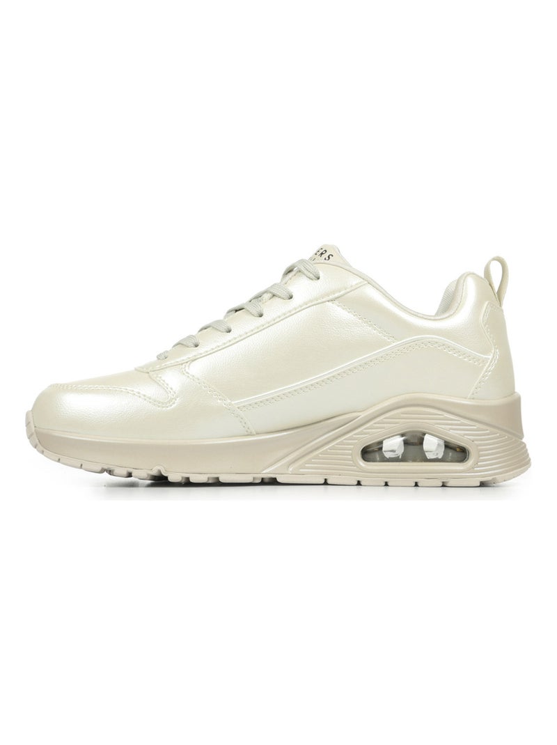 Baskets Skechers Uno Galactic Gal Beige - Kiabi