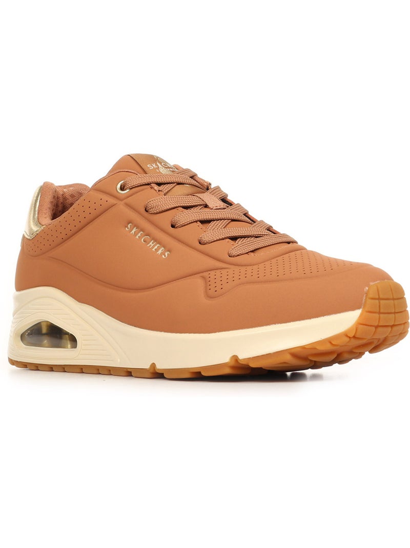 Baskets skechers uno golden air Marron - Kiabi
