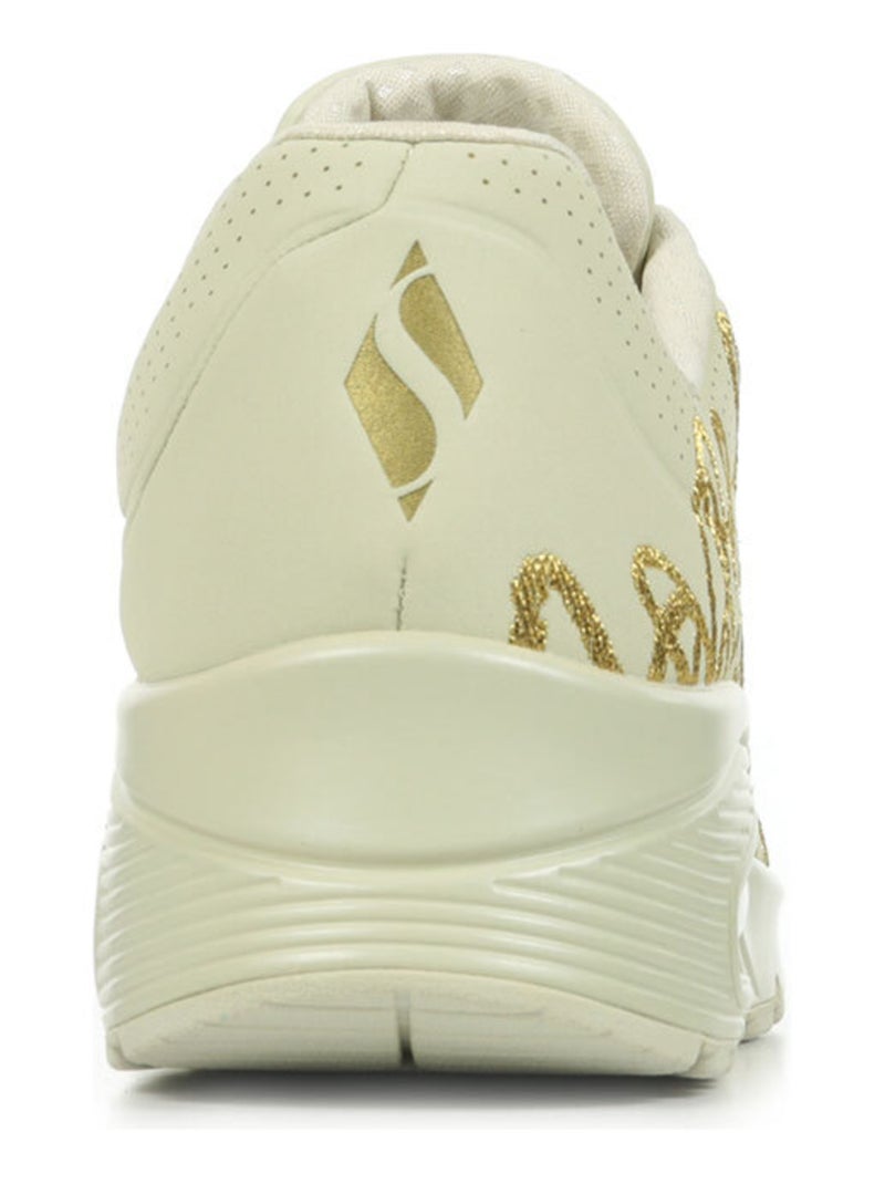 Baskets Skechers Uno Golden Heart Ecru - Kiabi