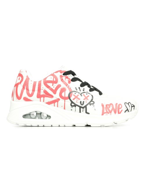 Baskets Skechers Uno Graffiti Love - Kiabi