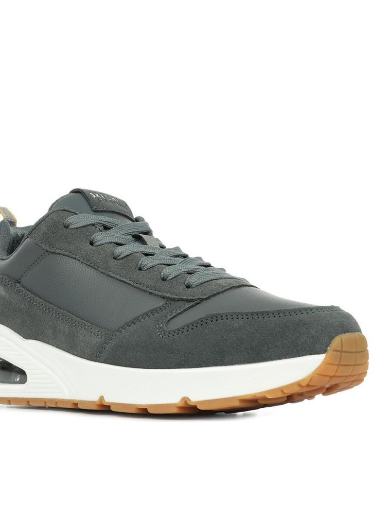 Baskets Skechers Uno Gris Blanc - Kiabi