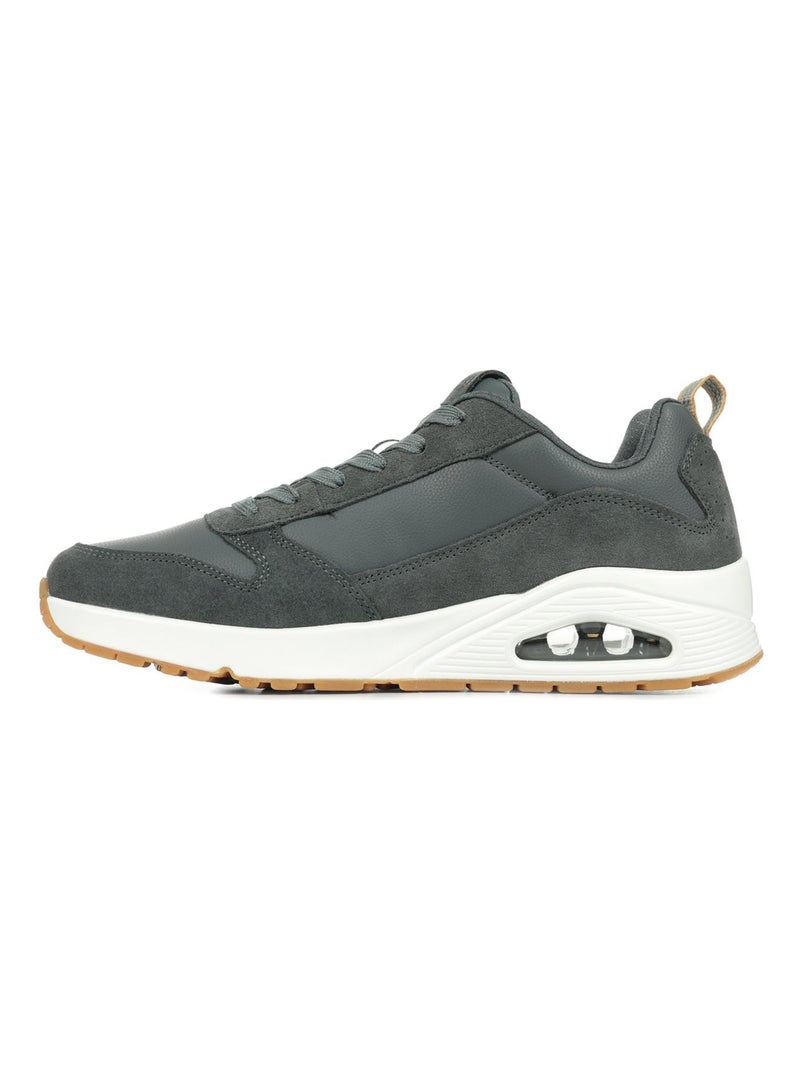 Baskets Skechers Uno Gris Blanc - Kiabi