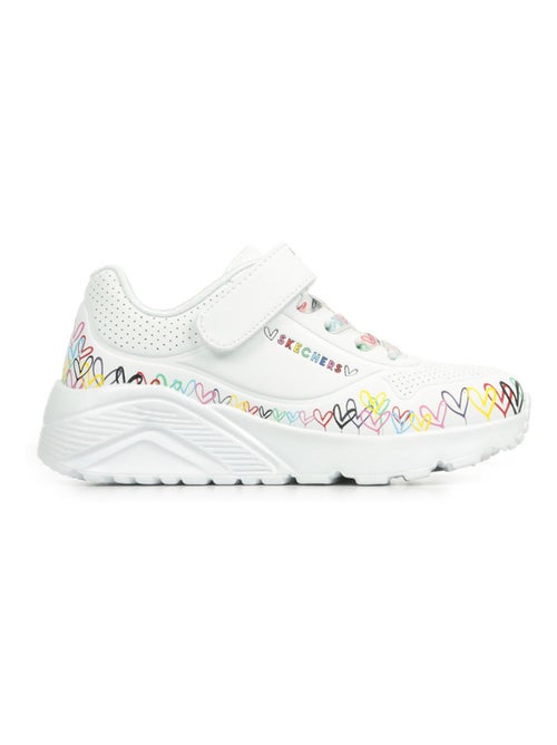 Baskets Skechers Uno Lite Heart Craze - Kiabi