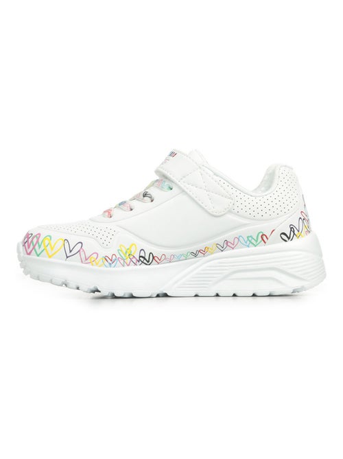 Baskets Skechers Uno Lite Heart Craze - Kiabi