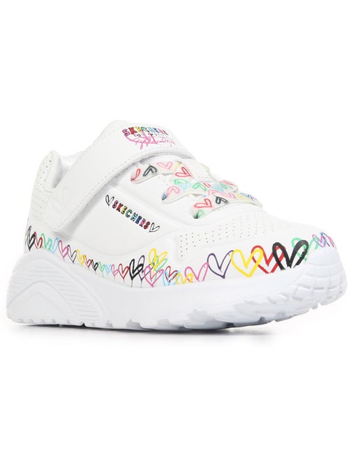 Baskets Skechers Uno Lite-Heart Craze - Kiabi