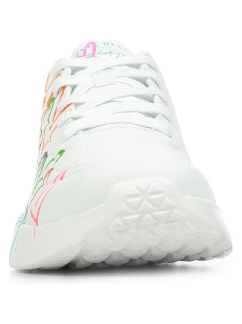 Baskets Skechers Uno Lite Heart Of Hearts Blanc Multicolore - Kiabi