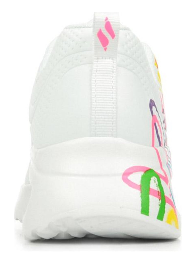 Baskets Skechers Uno Lite Heart Of Hearts Blanc Multicolore - Kiabi