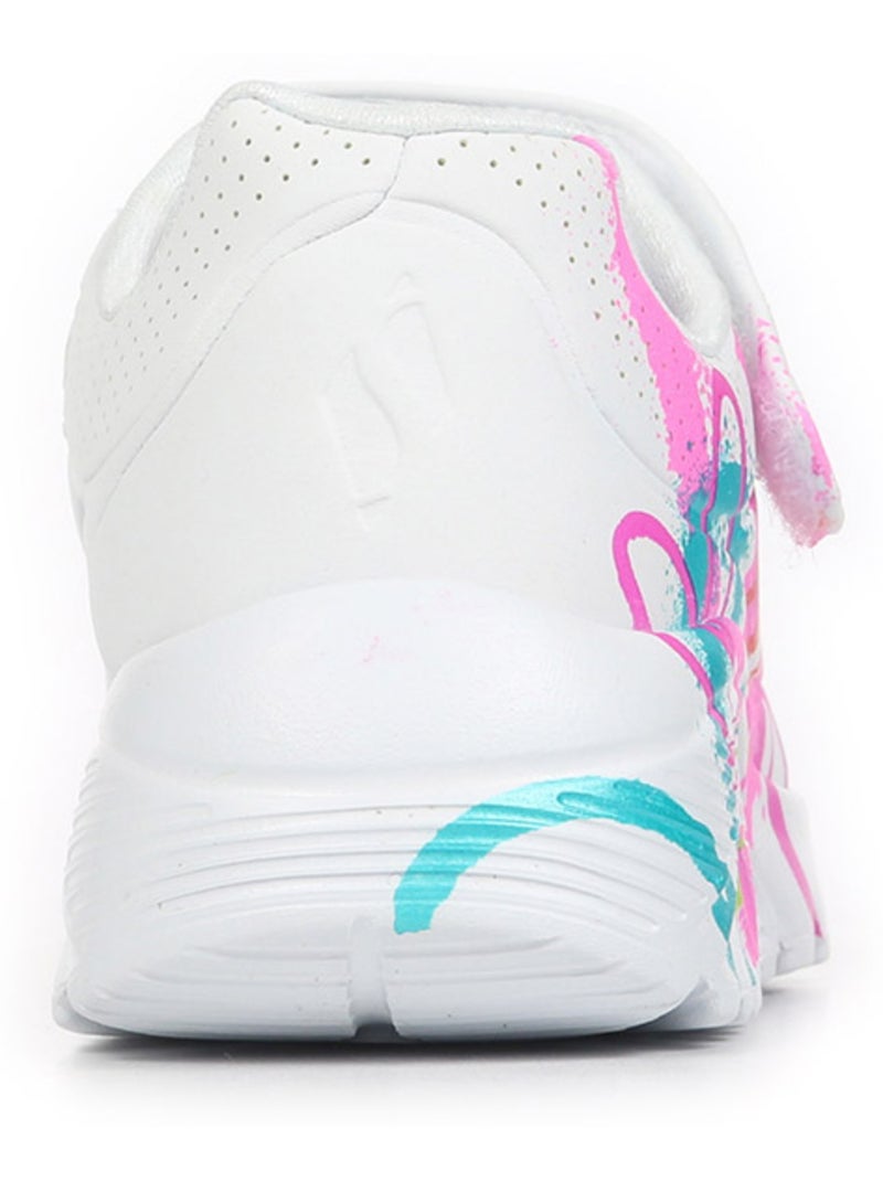 Baskets Skechers Uno Lite Heart Status Blanc Multicolore - Kiabi