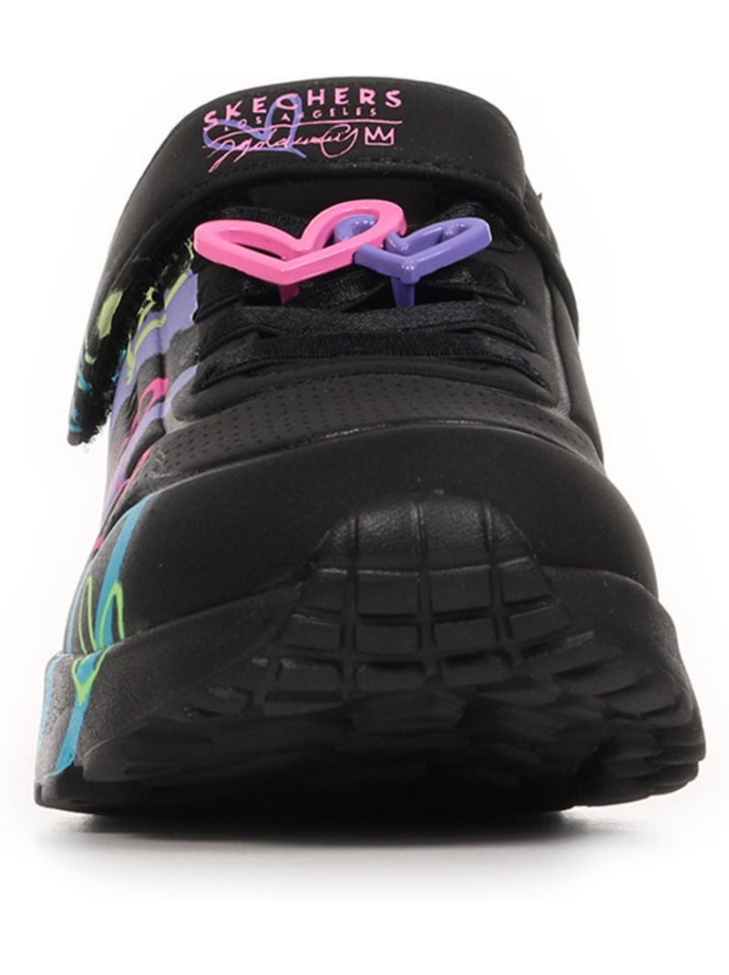 Baskets skechers uno lite heart status Noir - Kiabi