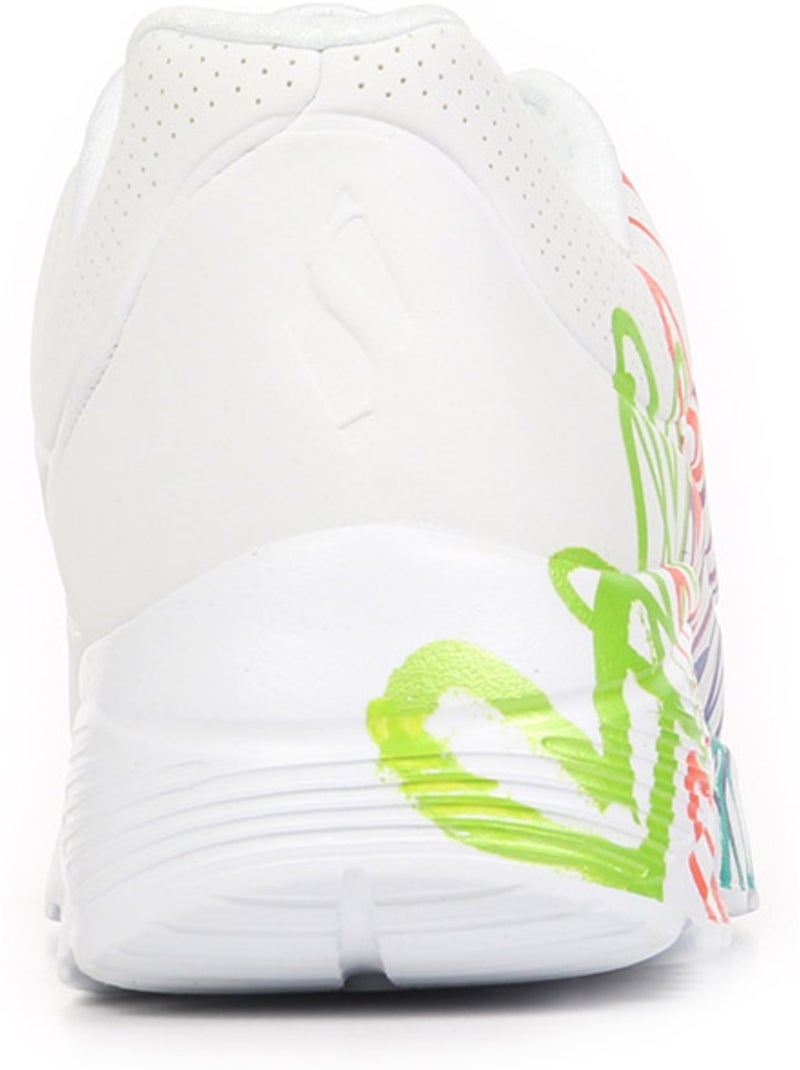Baskets Skechers Uno Lite Metallic Joy Blanc Multicolore - Kiabi