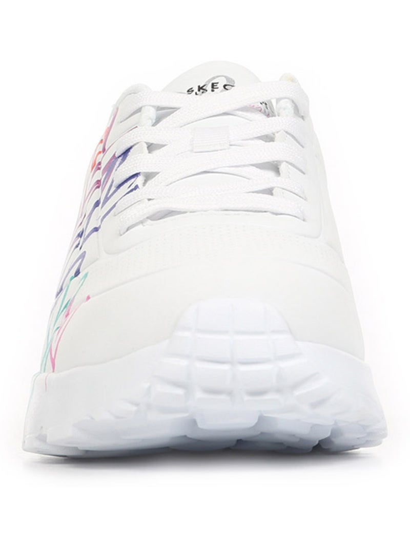 Baskets Skechers Uno Lite Metallic Joy Blanc - Kiabi
